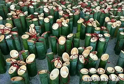 竹筒完好无损,竹筒酒是怎么注入到竹筒中的?涨姿势了_竹子_清香_酿造