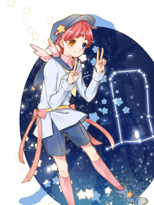 画师将十二星座拟人化,双子座变异瞳小正太,你的星座什么样?