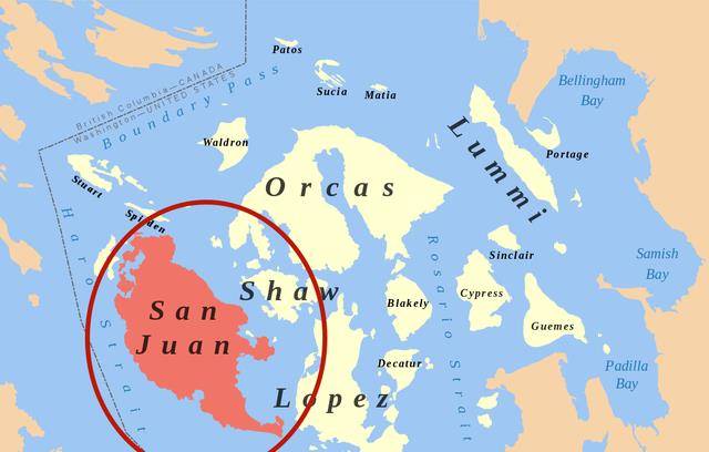 英国哈德逊湾公司于1850年在岛上先后建立各种农场,工厂,宣称此地归