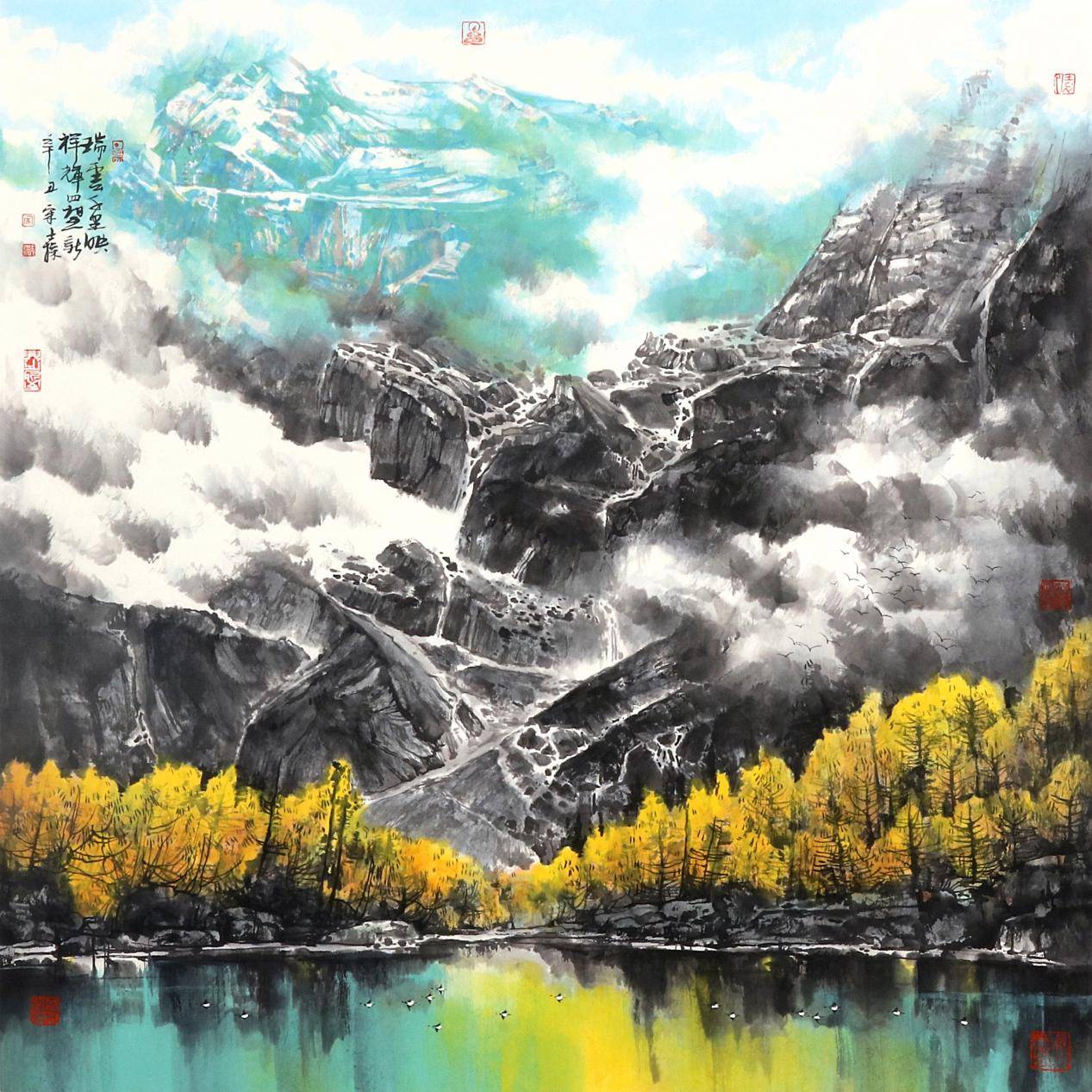 谭佰川画山水画价格图片