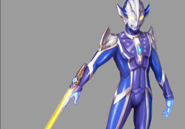 黑田绘制的希卡利奥特曼,普通形态有贵族风范,披风彰显王者气质_作品