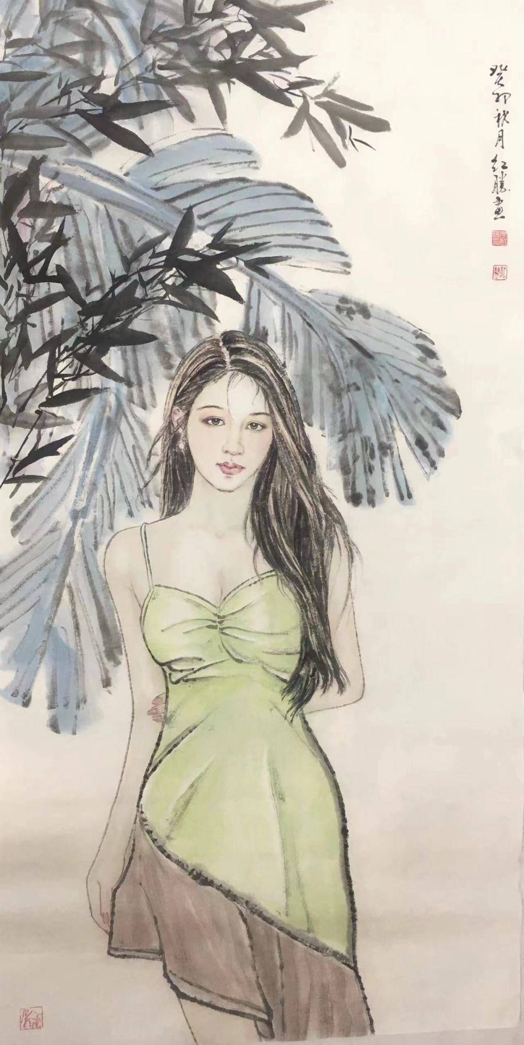 李红胜画家立足传统文化,求新彰显个性,创造紧随时代的优秀作品_人物