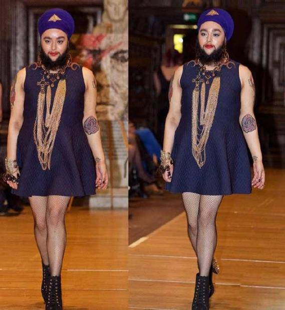 世界上第一位长胡子的女模特,比张飞还要彪悍,还破吉尼斯记录_汉娜