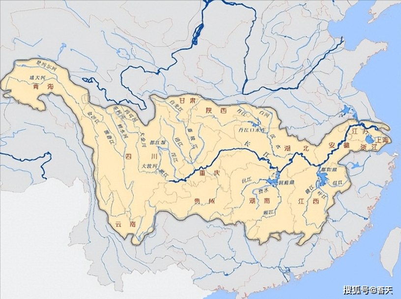 长江口地理位置图片