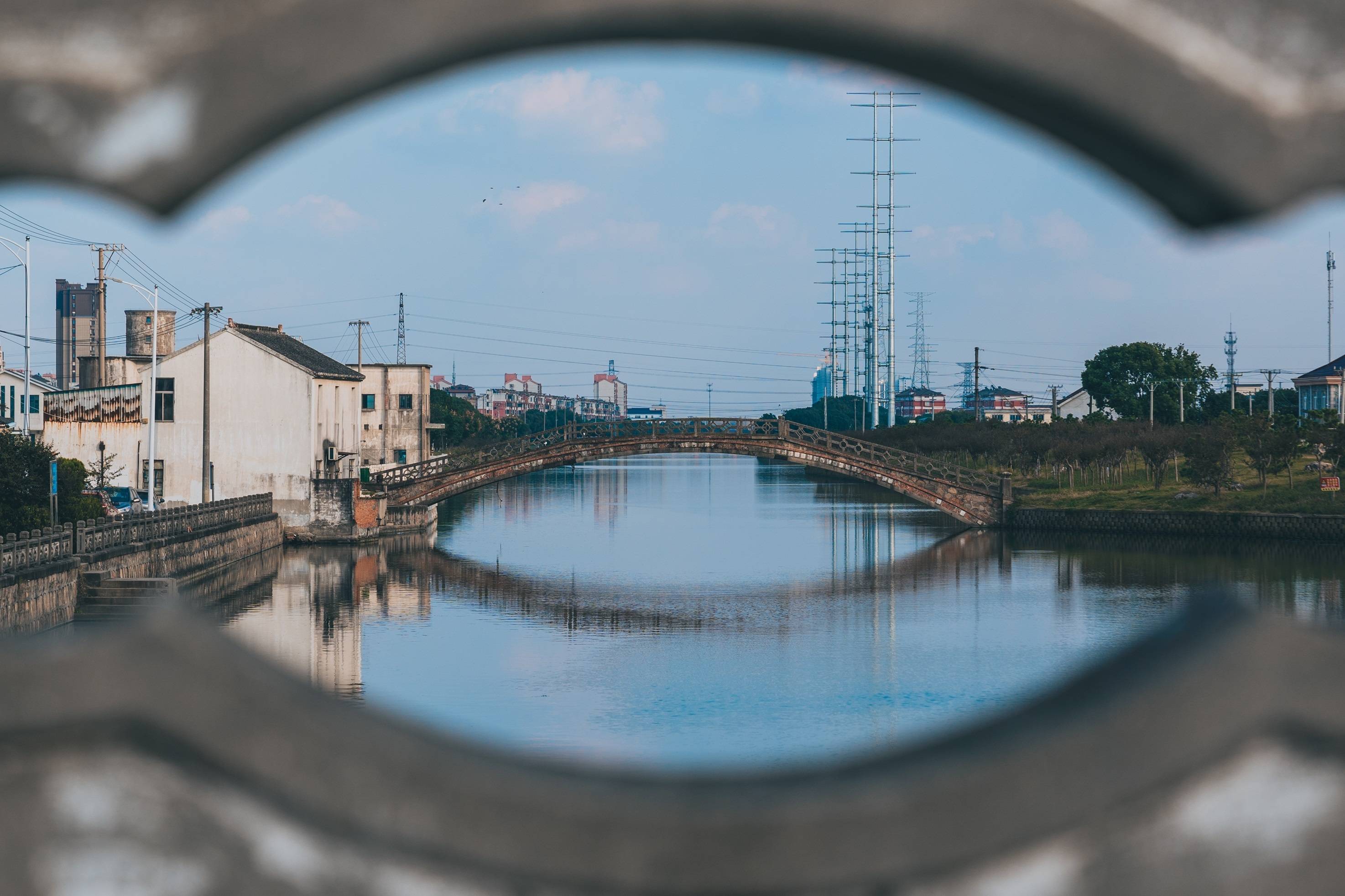 秋高气爽,一起走走苏州市相城区渭塘的万安桥吧_渭塘镇_文化园_建设