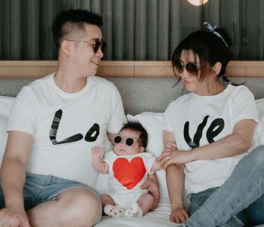 任家萱首晒儿子,花痴儿子高颜值,老公长相被吐槽_罗志祥_前夫_网友