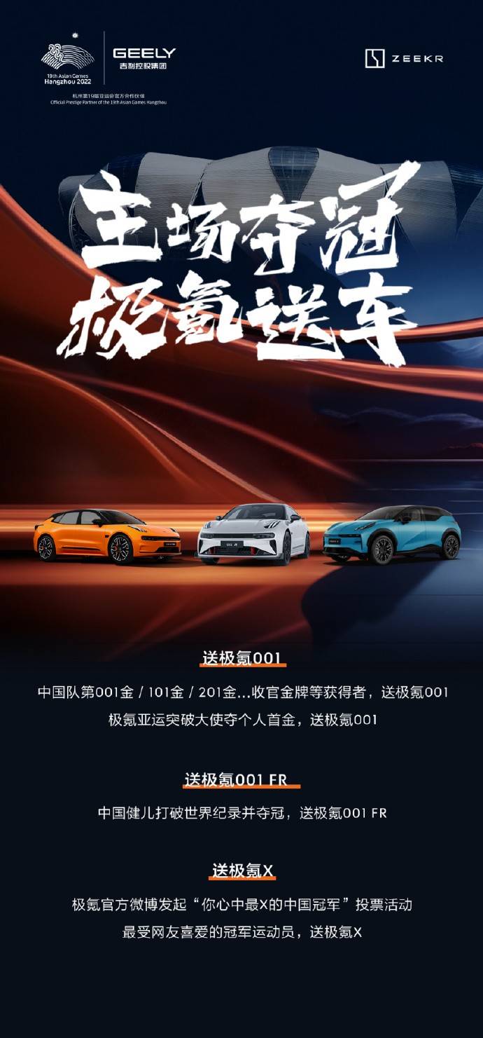 主场夺冠,极氪送车?_搜狐汽车_搜狐网