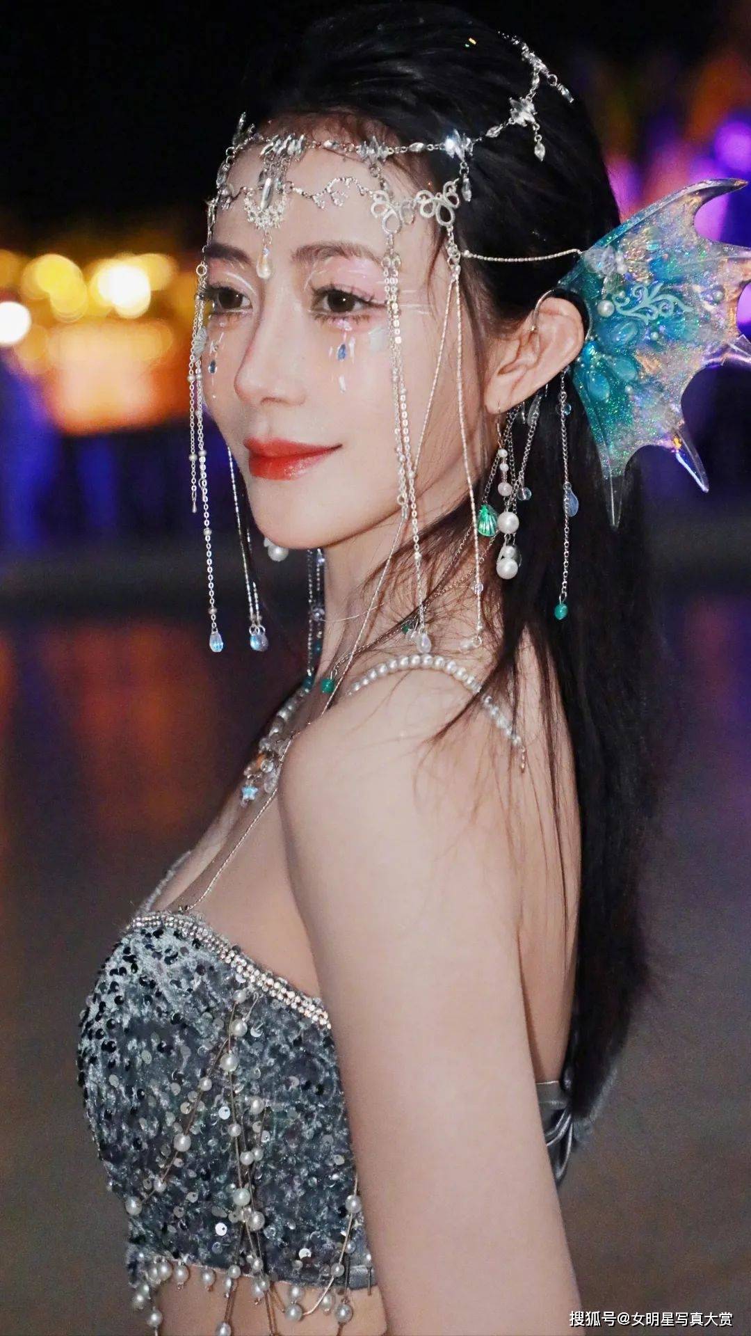 【陈紫函性感写真美图】人鱼公主造型,唯美浪漫,美丽动人_角色_表演