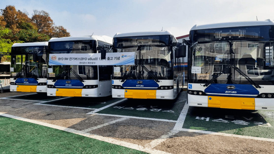 续航474 公里,比亚迪在韩国首次推出 9 米纯电公交 ebus9_搜狐汽车