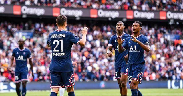 巴黎圣日耳曼主场消耗至少2球,近6场主场比赛每场都至少打进2球,总共