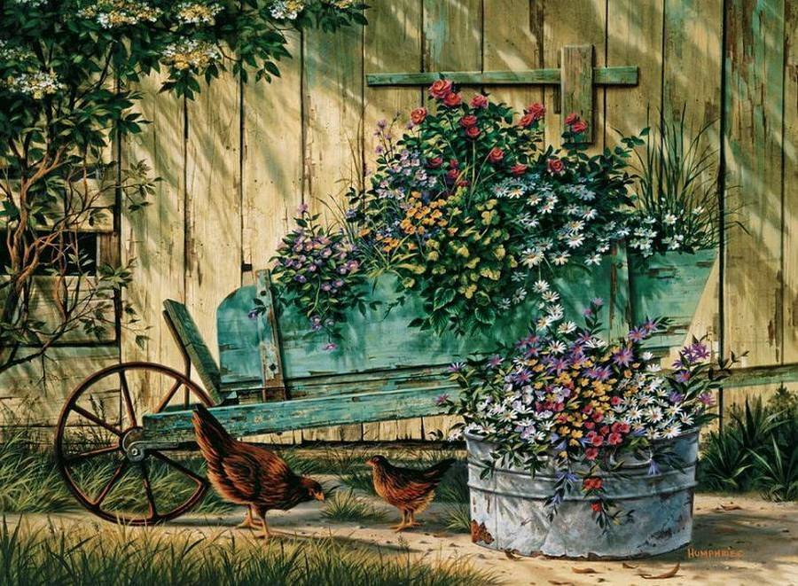 美国画家michael humphries风景画_自然_画作_给予