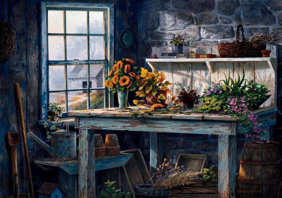 美国画家michael humphries风景画_自然_画作_给予