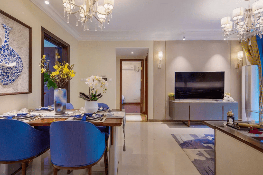 生活全系双卫设计,无惧洗漱早晚高峰期皆是双厅设计餐厅与厨房的距离