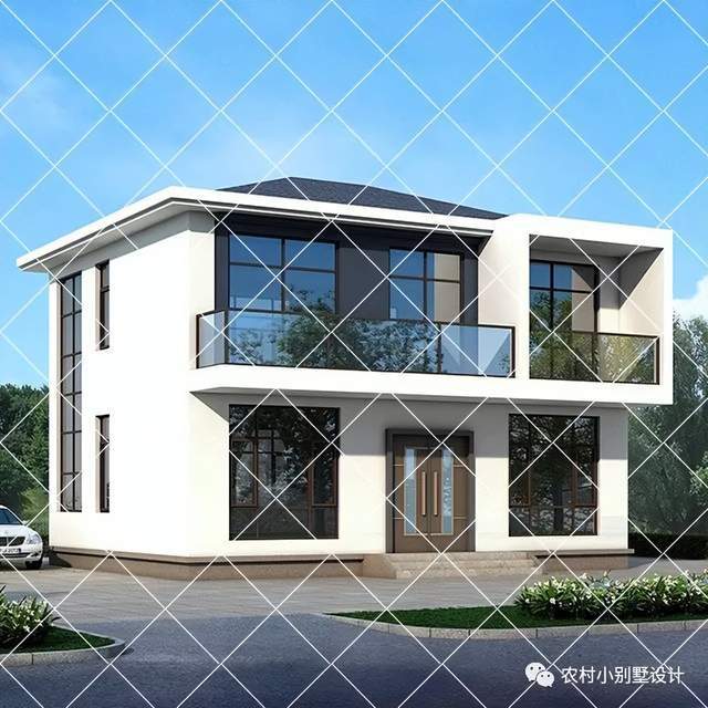 30套现代风格农村小别墅,造型简约时尚,80,90后的朋友一定要看_房子_