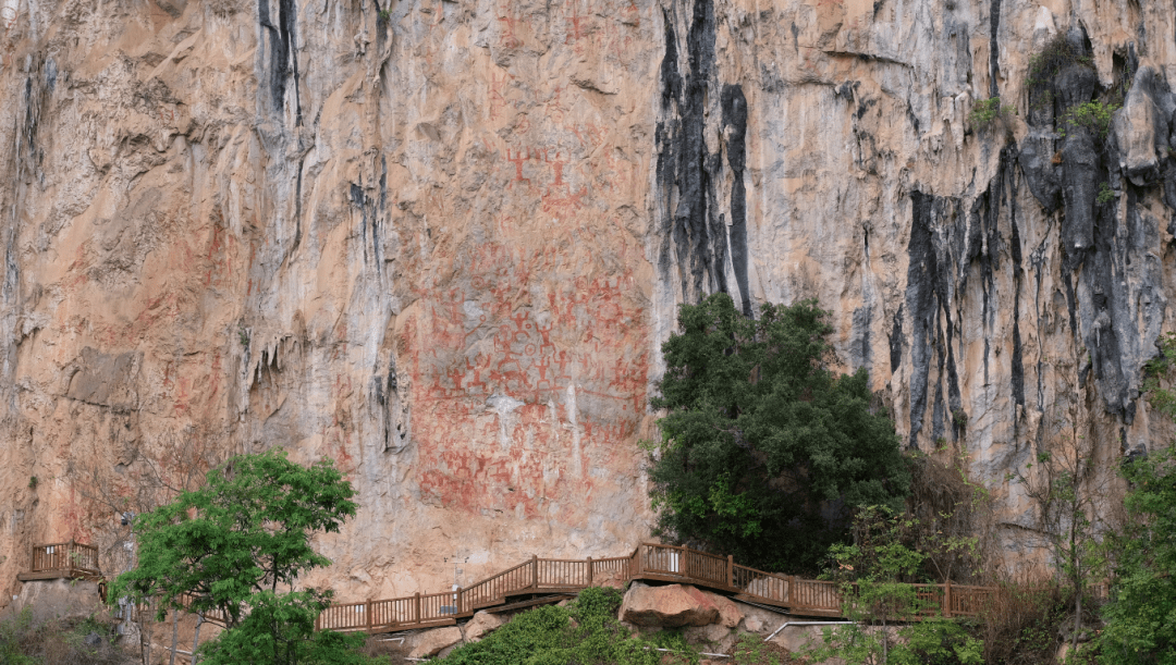 招募令丨世遗花山杯健步养生徒步火热报名中_岩画_景区_码头