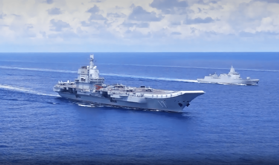 美加军舰过航台湾海峡,我军43架次军机巡台_加拿大_从美国_中国