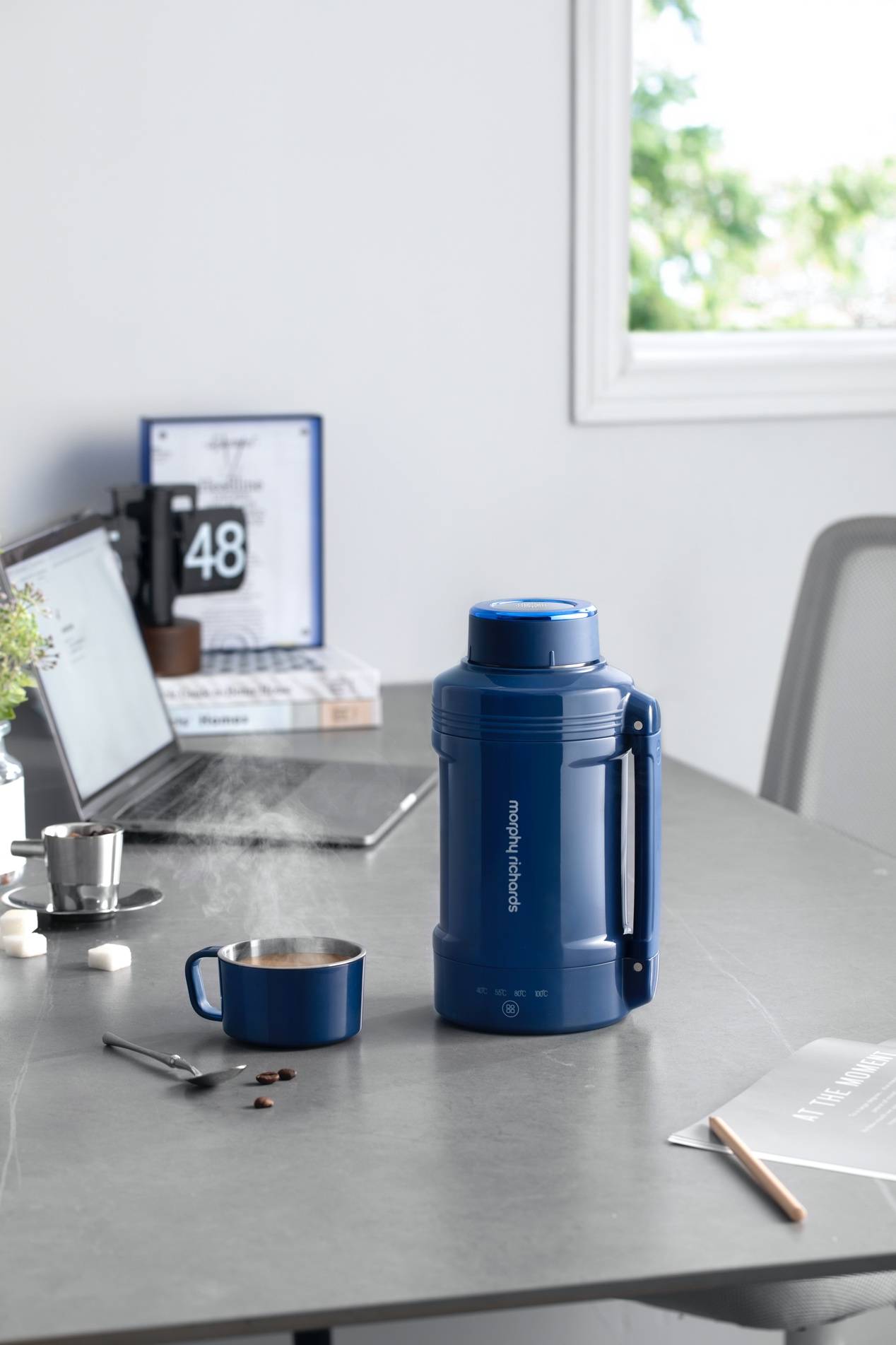 烧水饮水2in1,摩飞便携电热水杯引发热饮新灵感_时候_保温杯_杯盖