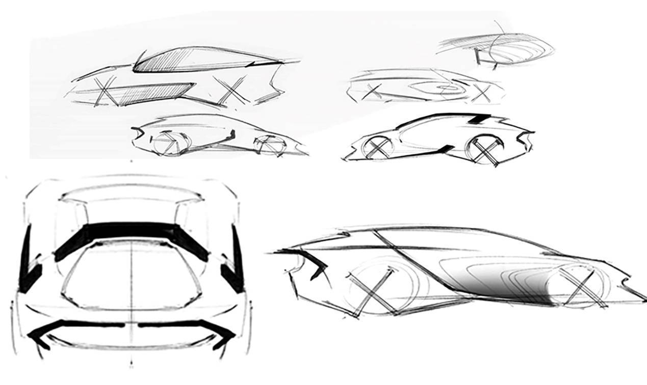 创维汽车即将上新!轿车草图先行露出!