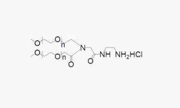 结构式(structural):英文名:y-nh2-40k: y-shape peg amine,mw 40000
