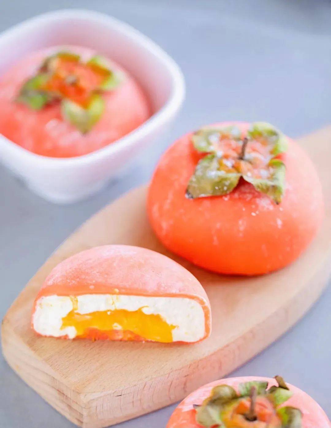 冬日限定美味| 软fufu的柿子大福硬核教程来啦_step_面团_部分