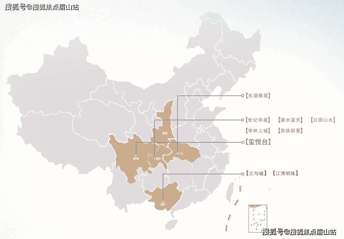 銀河集團開發代表項目銀河·璽悅臺佔據區域核心位置,享有全系頂尖