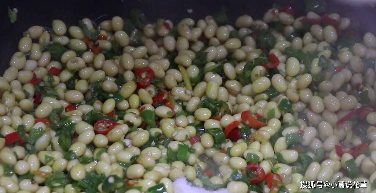 奶奶教我的自制黄豆酱,不晒不发酵出锅就能吃,闻得人直流口水_小火