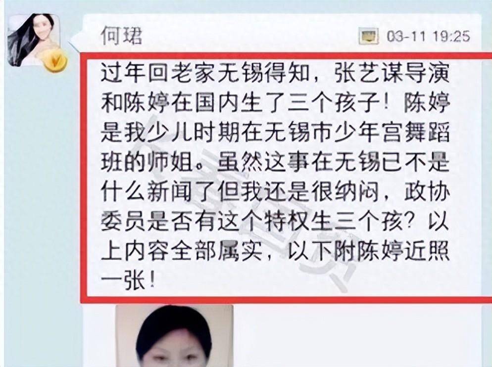 10年前,何珺举报张艺谋超生,被罚748万,张艺谋:谢谢你,姑娘_陈婷生