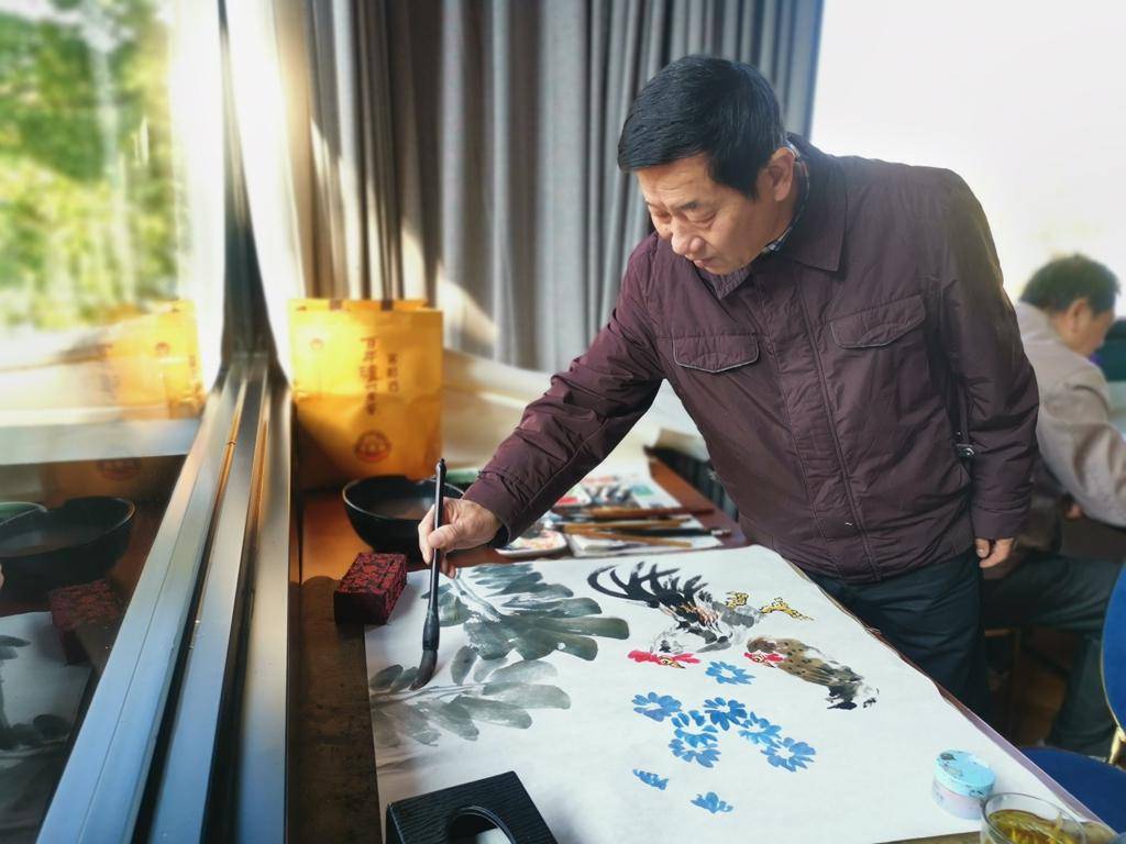 来仲棣画家焦亚新画家汤玉林画家张先富书法家胡琴芳画