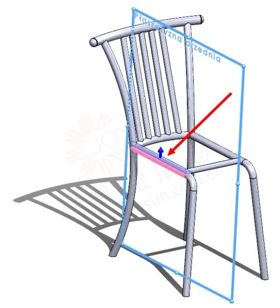 solidworks:使用焊接结构制成的金属椅子_草图_平面_圆弧