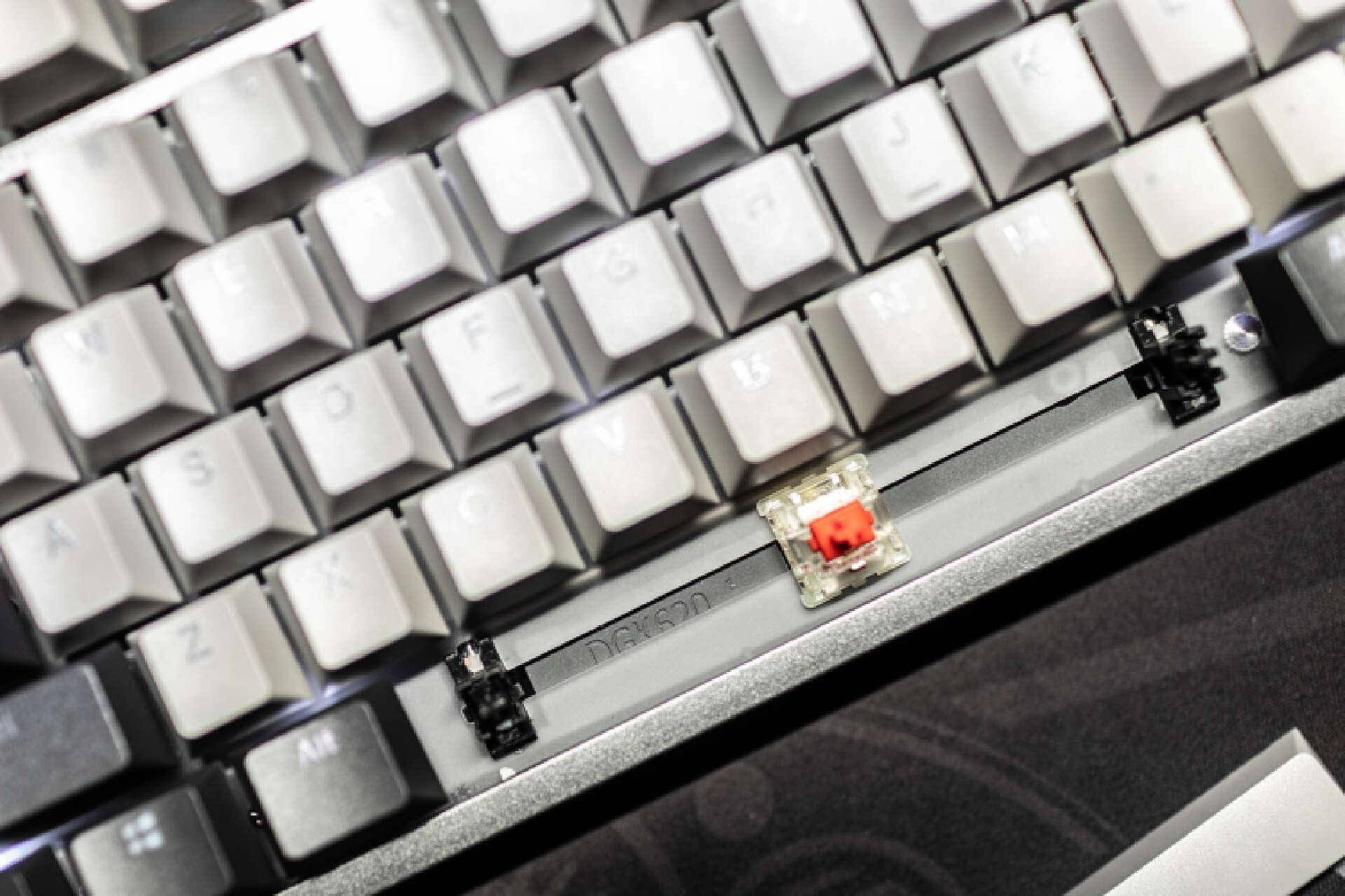 经典87键电竞键盘,全新樱桃mx2a轴,杜伽k320 v2星光版_手感_设计_原厂