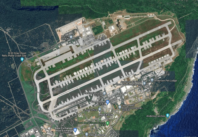 安德森空军基地地图图片