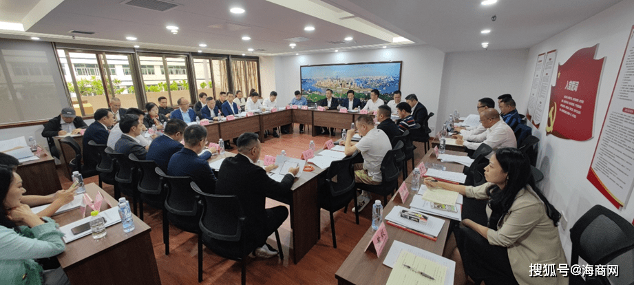 助推"湾区""山城"融合发展|海南省重庆商会会长王光强参加座谈会议