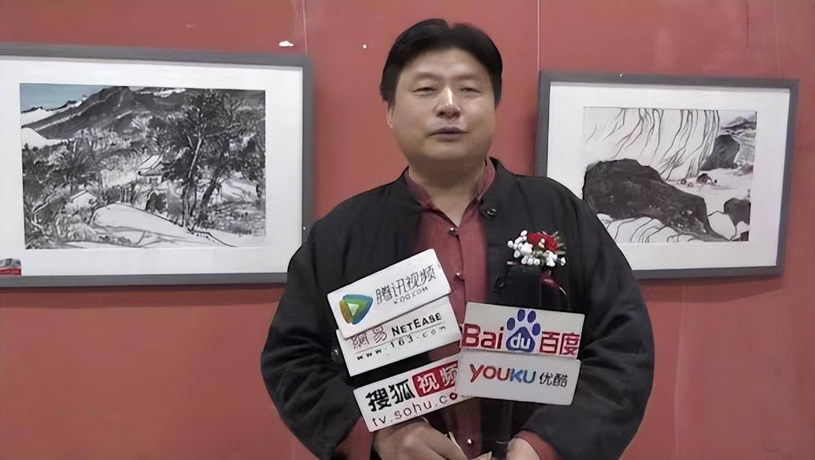 岚容泼翠——魏金岭学术交流展在北京徐悲鸿艺术中心开幕_中国画_先生