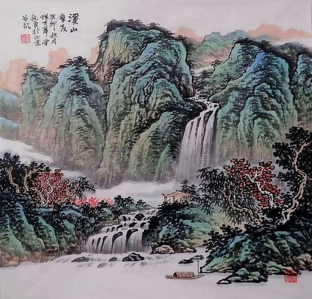 河北山水画家排名图片