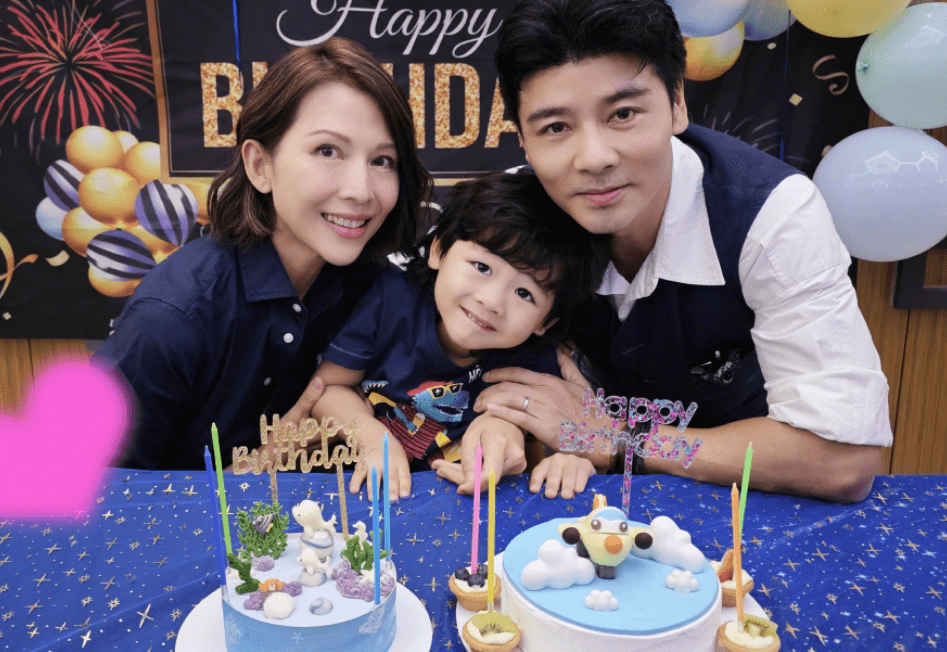 三胎4岁儿子有洁癖,经常会生病,蔡少芬:他连续半个月发烧40度_孩子