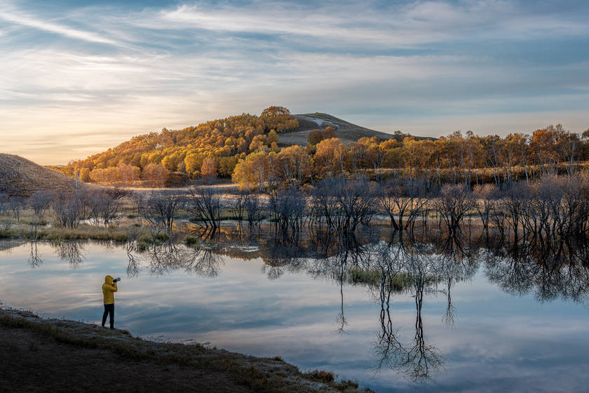 5ev 白平衡:自动名称:湖畔的黎明 作者:fnyx10634186器材:canon eos