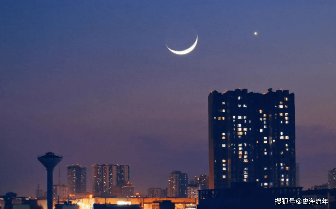 夜晚星月图片大全图片