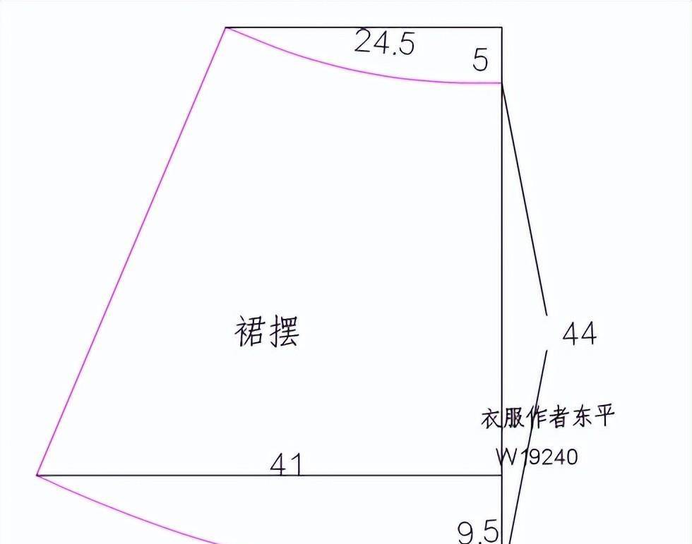 5cm旋轉套長度1cm壓板袖窿深度計算公式:b/4 1cm適合淨胸圍90釐米左右