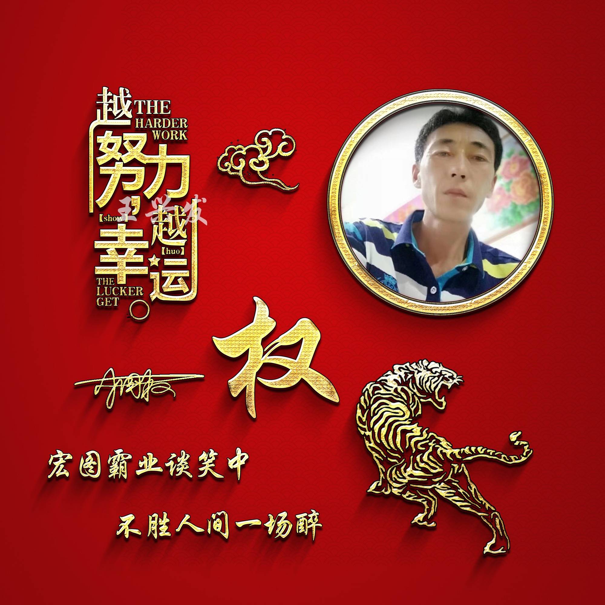 你的微信头像该换了,足足39张龙年励志个性姓氏头像,有你的吗_小巷