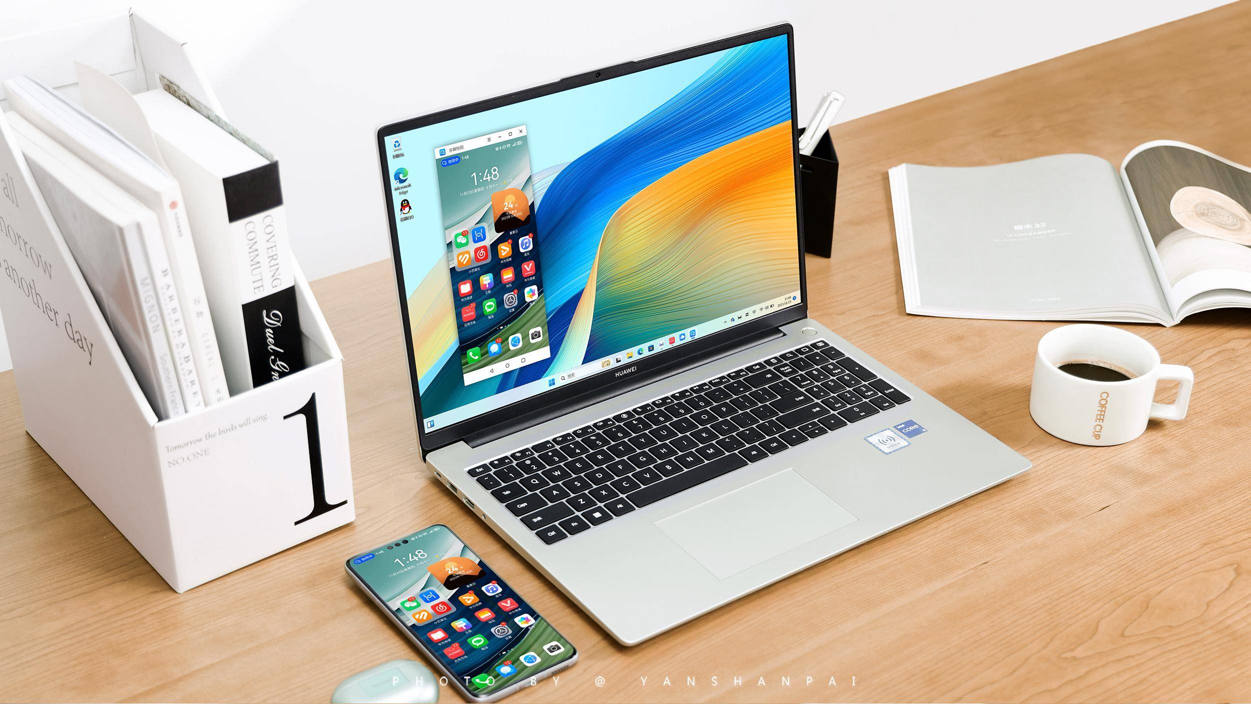 屏超联接笔记本新款matebook d 16 学习,工作必备利器_智慧_键盘_平板