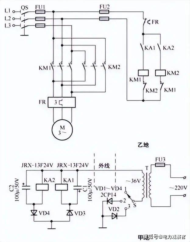 開關實現自動往返控制電路27帶有起動熔絲的起動電路28僅用一個按鈕