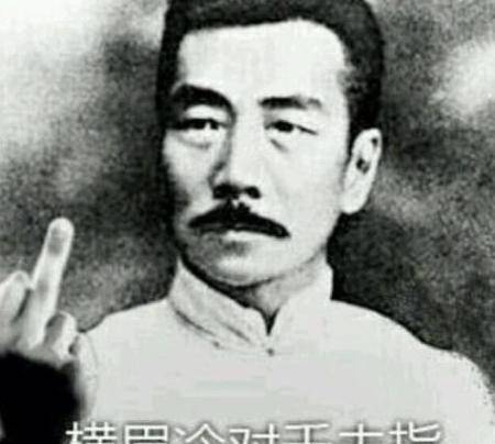 他的这句话和鲁迅曾经的一句话——横眉冷对千夫指非常的相似的.
