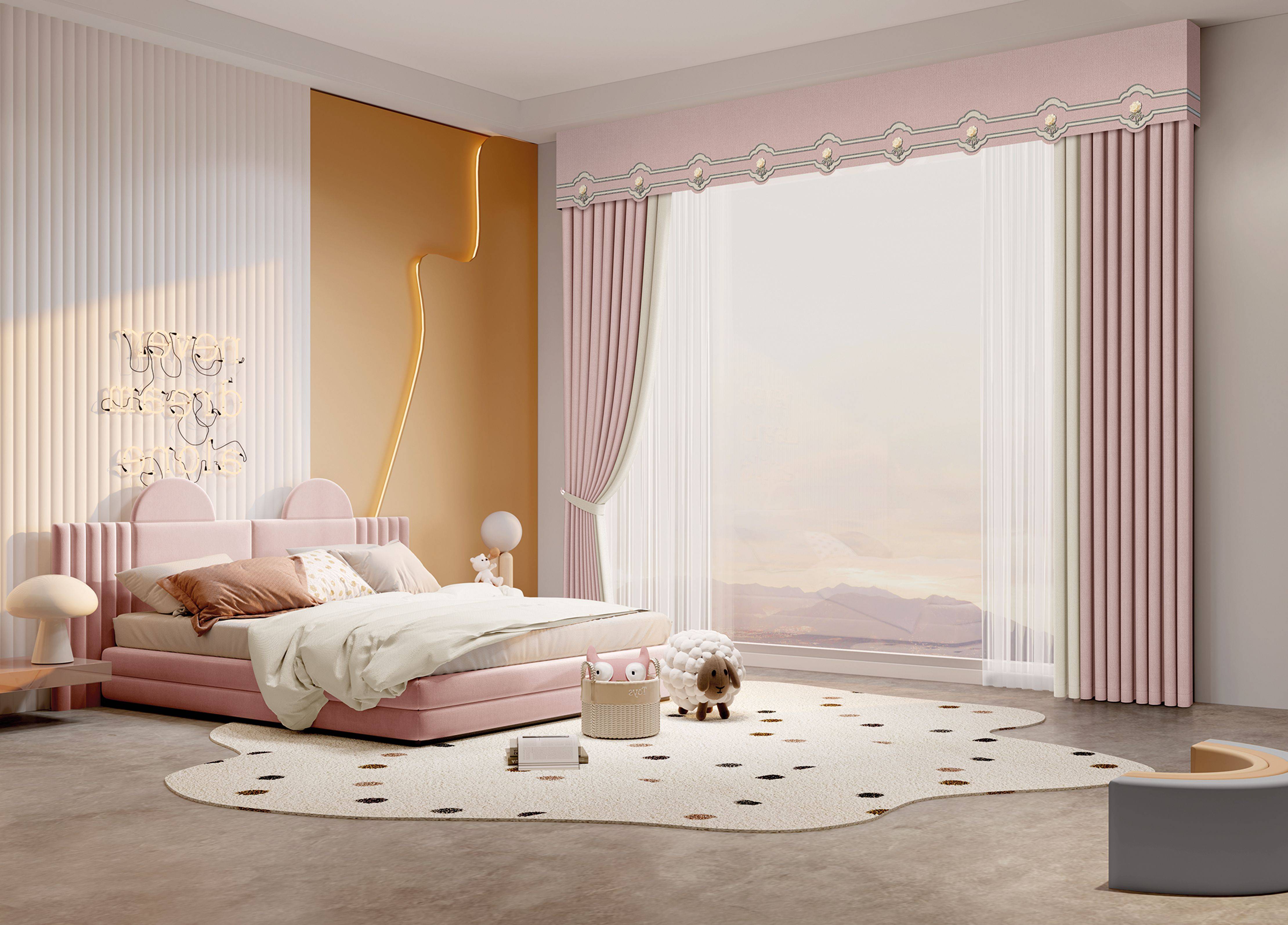 窗帘选择:如何让儿童卧室充满活力与创意? —米兰窗帘_图案_空间_孩子