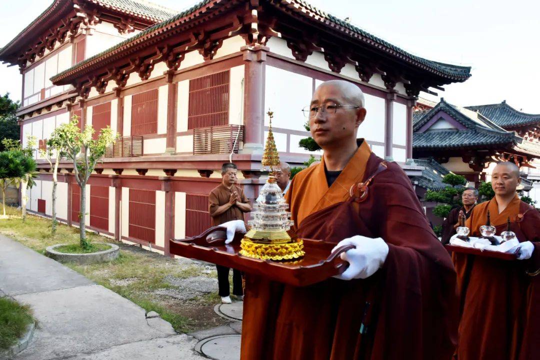 华琪舍利子博物馆向惠来县永福禅寺赠送舍利子塔_佛陀_弟子_迦旃