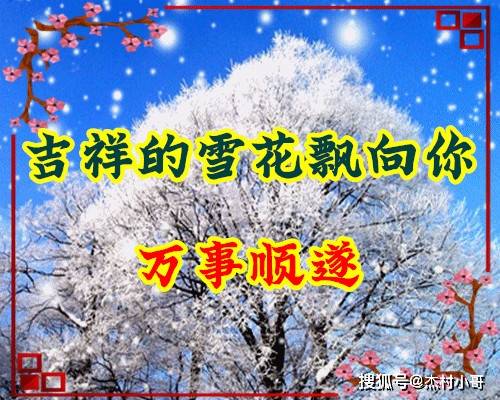 提前祝大雪节气安康