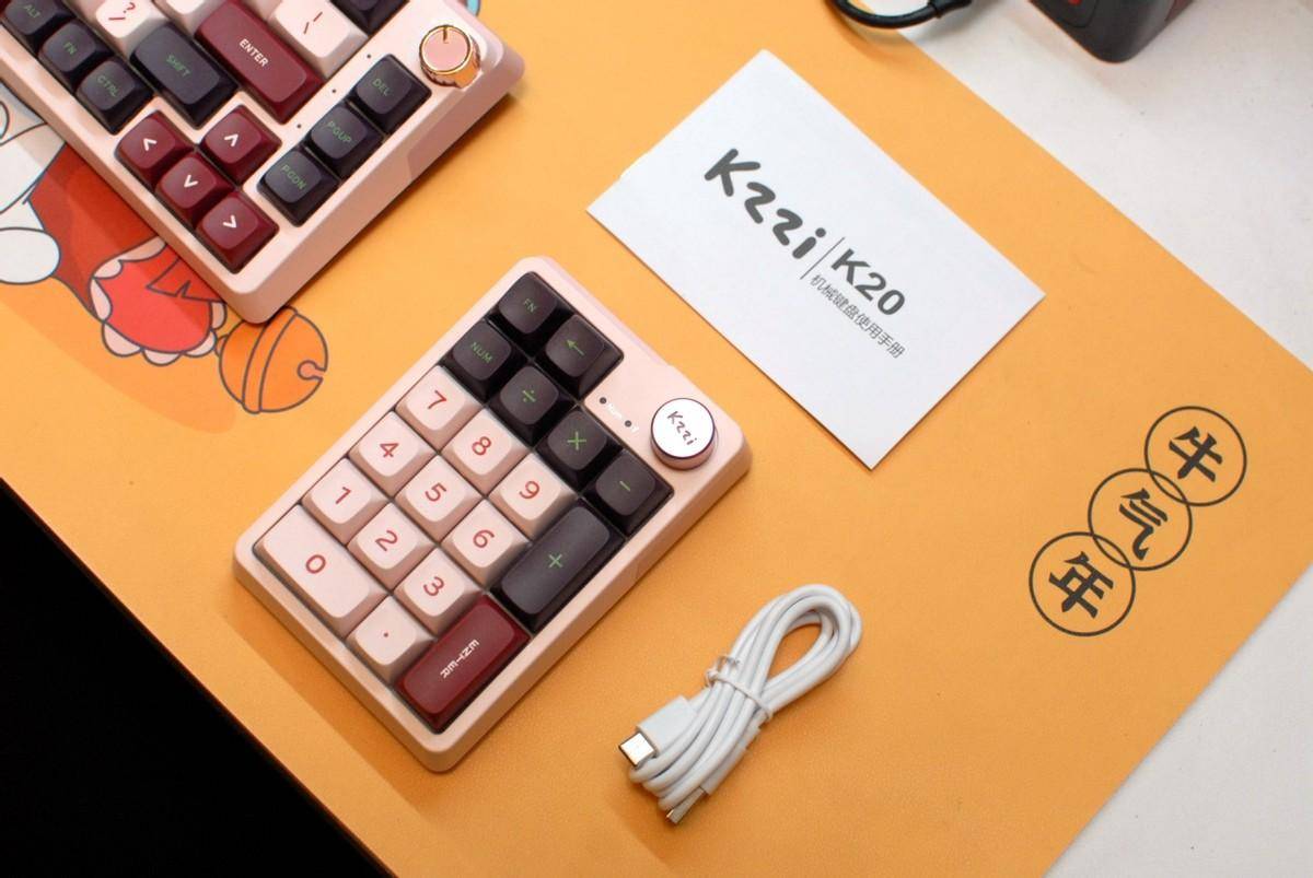 珂芝K68 Pro+K20:二次元潮玩配色,兼具个性与多种玩法的机械键盘