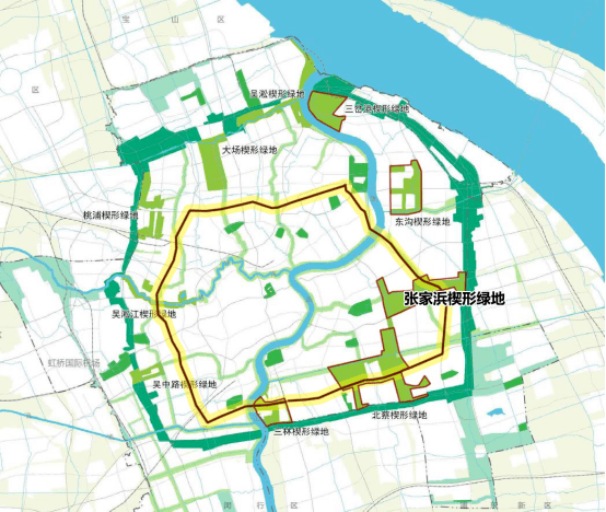上海楔形绿地规划2022图片