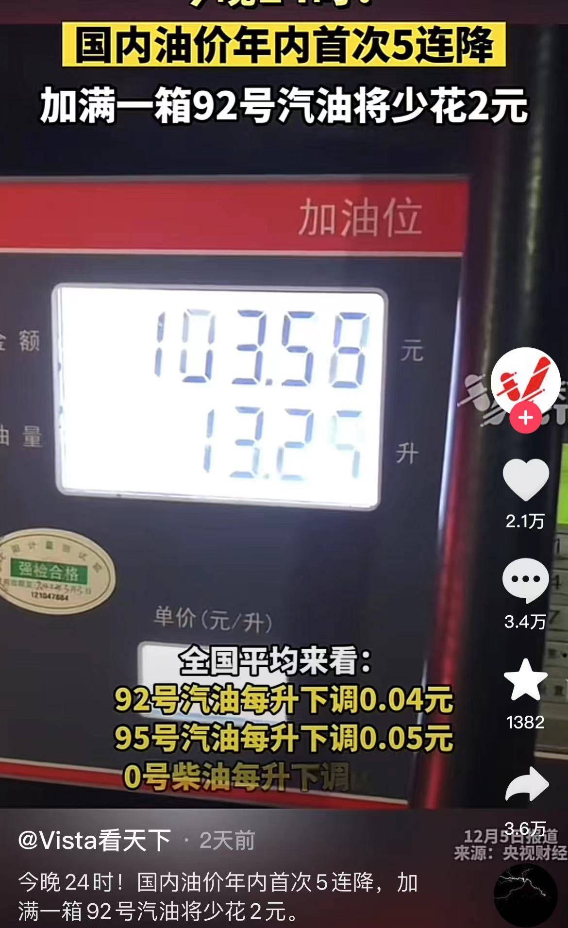 油价五连跌，6连跌在路上，会带来哪些连锁反应？_搜狐网