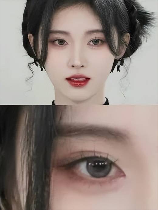 2,平扇形双眼皮适合人群:开扇形是最自然的形态,适合的脸型也最多,如