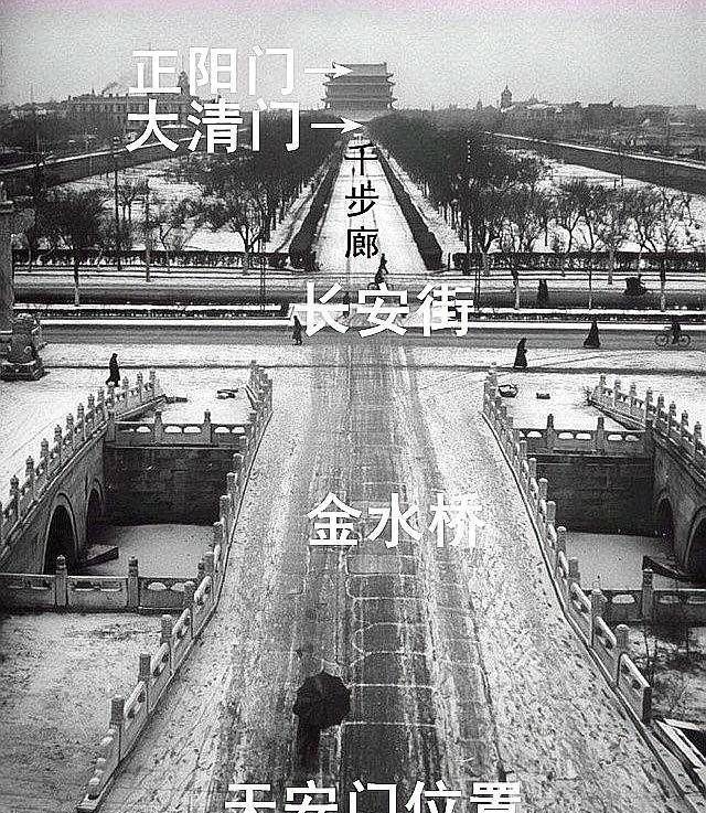 现在的天安门广场,曾经的千步廊_长安_北京市_汴梁